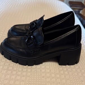 Madden Girl Black Chunky Loafers - NWOT never worn